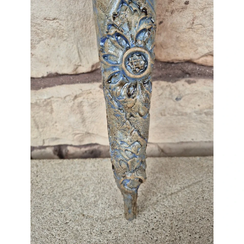Handmade Studio Pottery Wall Pocket Vase 15